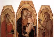 Ambrogio Lorenzetti Madonna and Child with Mary Magdalene and St Dorothea Spain oil painting artist